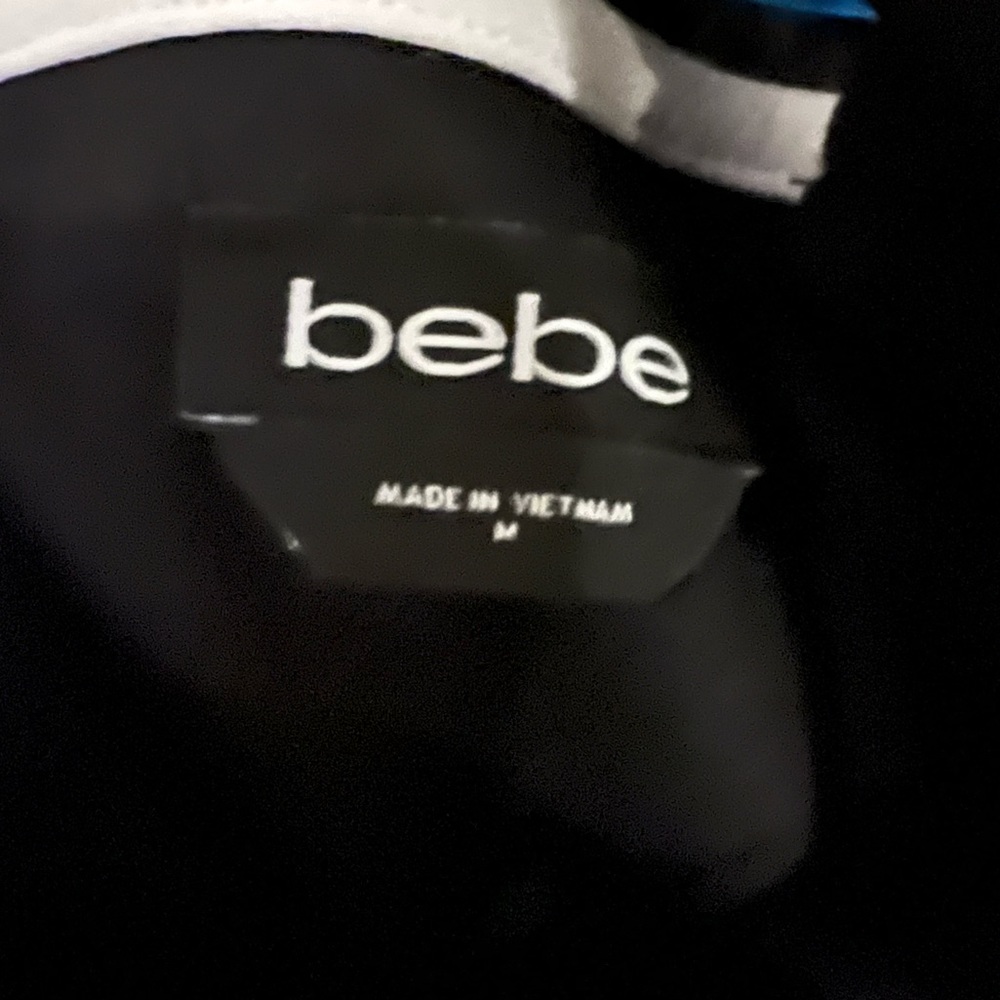 NWT bebe Halter Color Block Dress - Picture 8 of 9